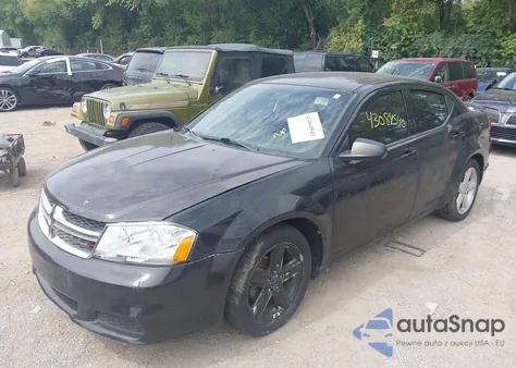 2012 Dodge Avenger Se from USA, damaged, VIN 1C3CDZAB4CN154177